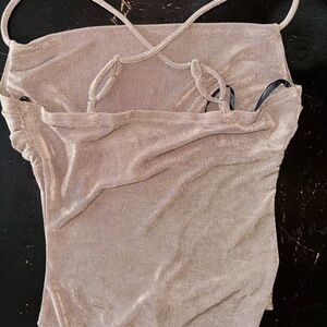 Shimmery Tan Body Suit